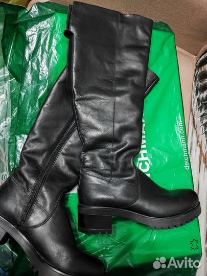 Сапоги зимние натуральная кожа 38