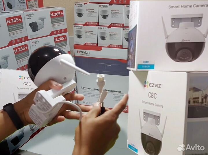 Уличная поворотная IP Wi-Fi камера ezviz C8C 2mpix