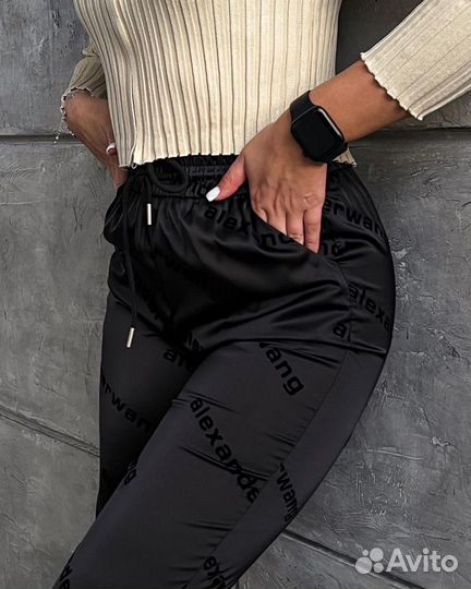 Шелковые брюки женские alexander wang