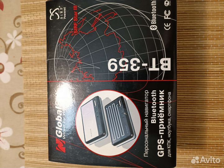 Bluetooth GPS приемник GlobalSat bt-359
