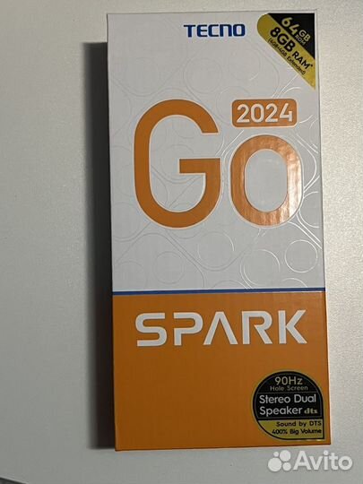 TECNO Spark Go 2024, 4/64 ГБ