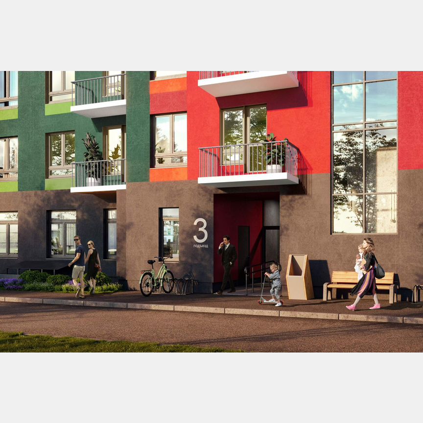 2-к. квартира, 53,6 м², 5/5 эт.