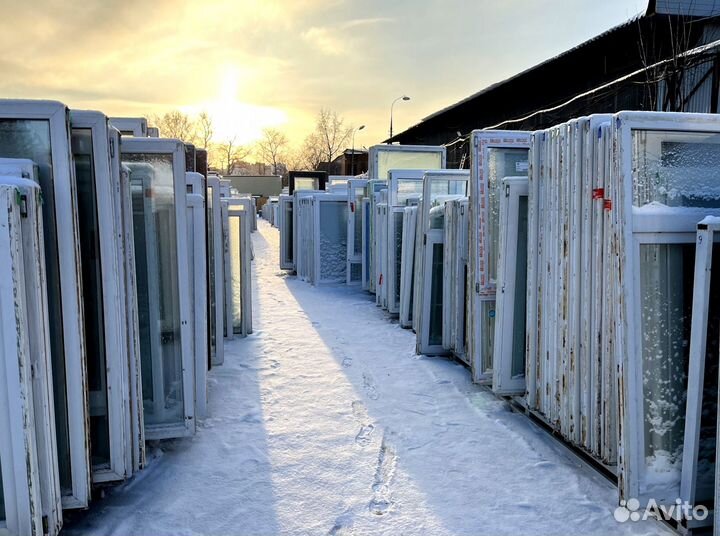 Пластиковые окна и двери бу и новые