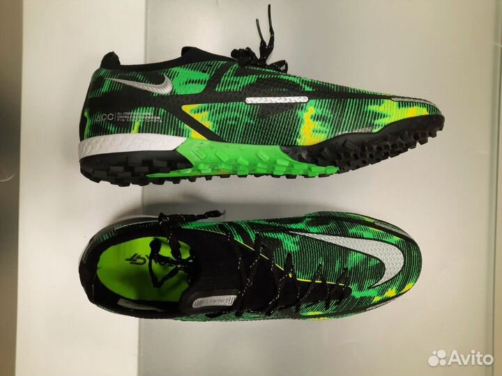 Сороконожки Nike Phantom GT 2 Elite зелёные