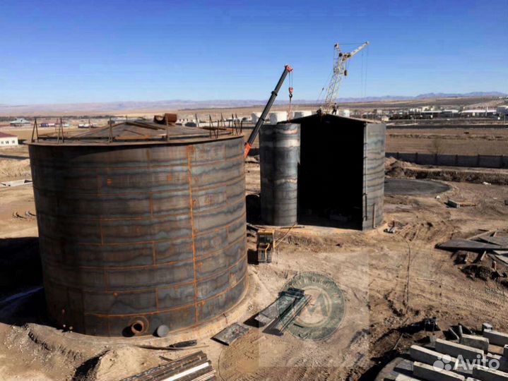 Рвс 80м3. Емкость от производителя