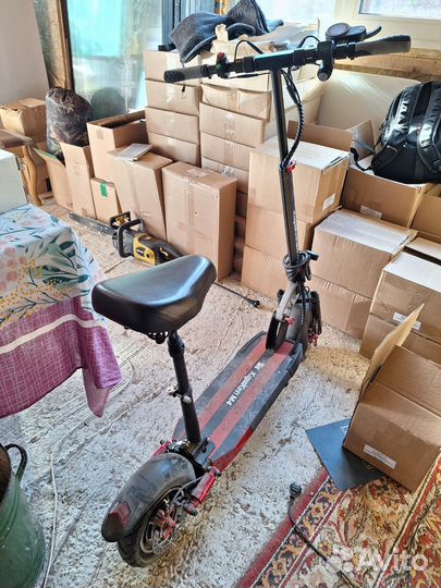 Самокат взрослый с большими колесами