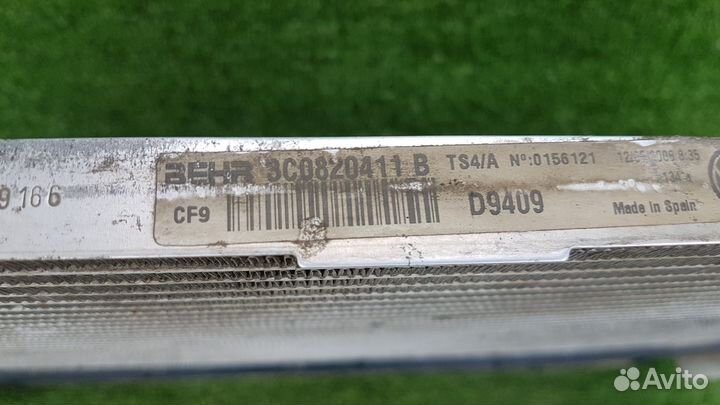 Радиатор кондиционера vw passat B6 bzb