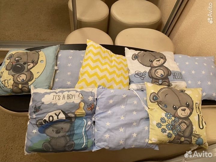 Бортики в детскую кроватку