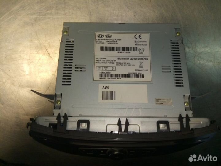 Штатная магнитола Hyundai Santa Fe 3 DM D4HB 2013