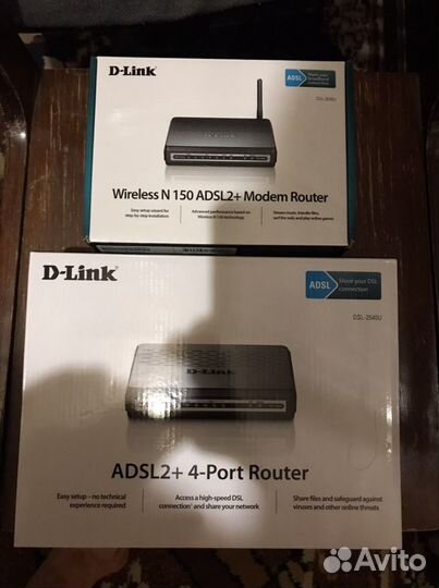 Продам роутеры Dlink DSL-2640U, 2540U