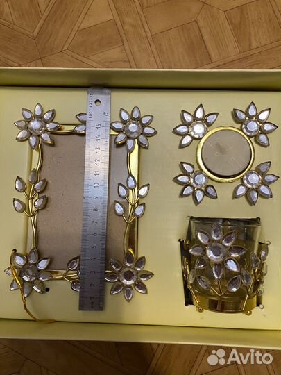 Набор подарочный фоторамка подвечник