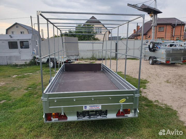 Прицеп оцинк Премиум Tavials 3.5х1.5 тент 1500 аэр