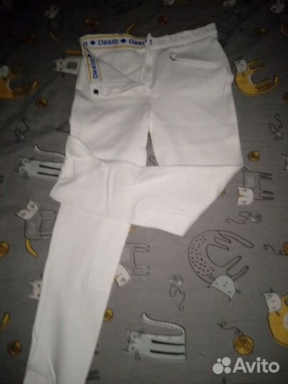 Бриджи для конного спорта белые