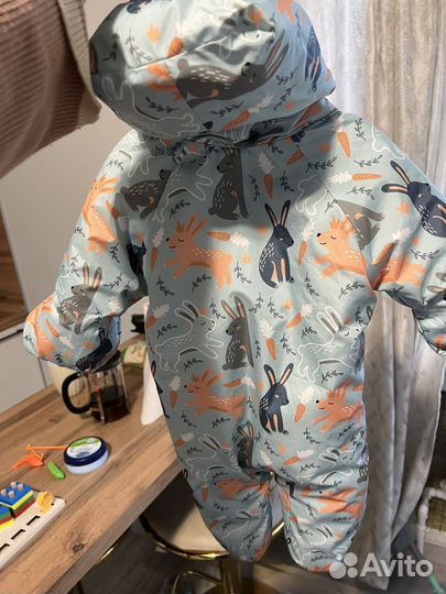 Зимний комбинезон для мальчика 56-62