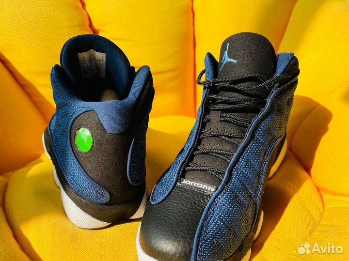Nike air jordan 13 retro navy синие