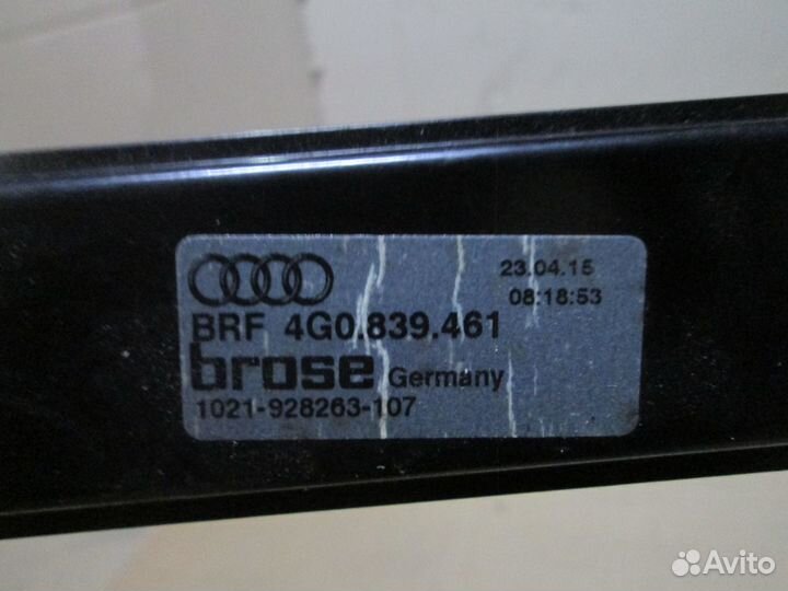 Стеклоподъёмник задний левый Audi A6 C7 Ауди а6