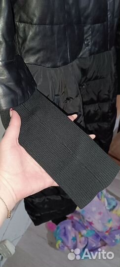 Пальто Снежная королева нат.кожа