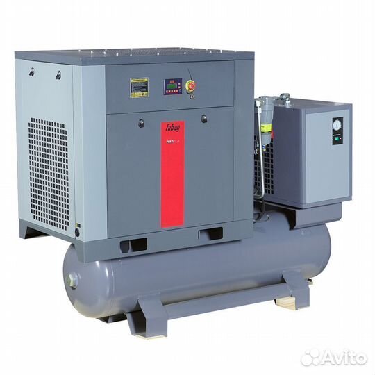 Компрессор 11 кВт винтовой на ресивере с осушит-м