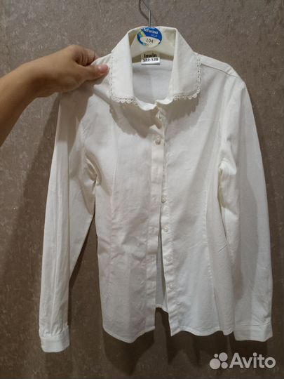 Рубашка школьная для девочки