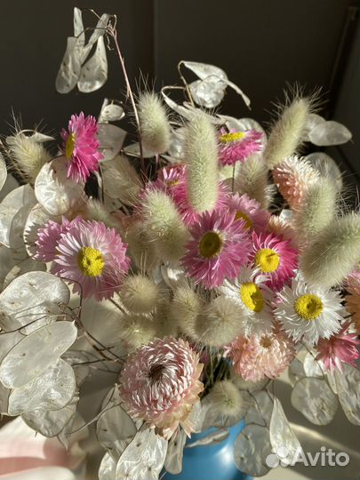 Букет цветов из сухоцветов