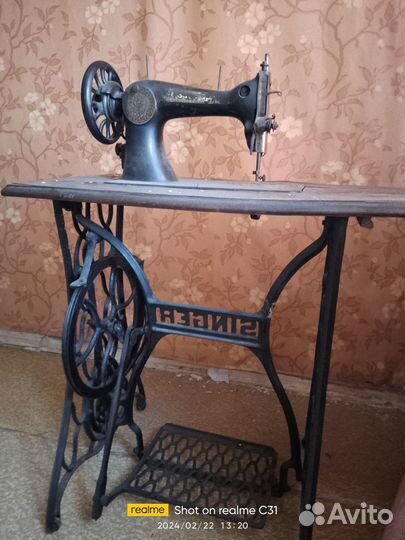 Швейная машинка зингер 1916