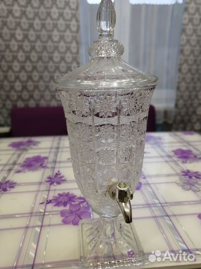 Гусь хрустальный посуда