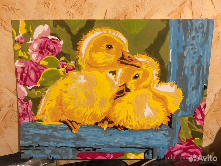 Картины по номерам раскрашенная