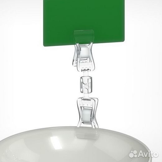 Ценникодержатель на прищепке двусторонний