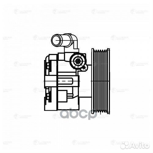 Насос гур chevrolet cruze 09- 1.6I LPS0505 luzar