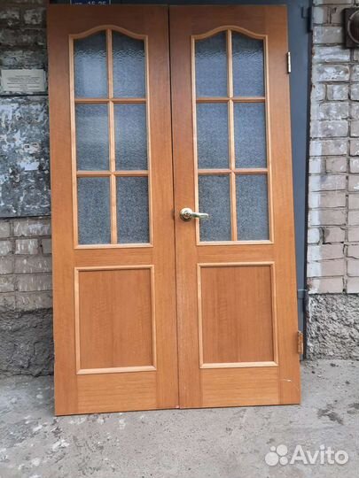 Дверь межкомнатная со стеклом бу