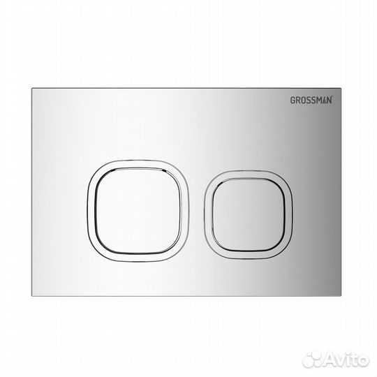 Комплект инсталяц. хром глянц+унитаз GR-4441S Gro