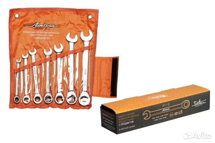 Airline AT-7-12 Набор ключей комбинированных трещо