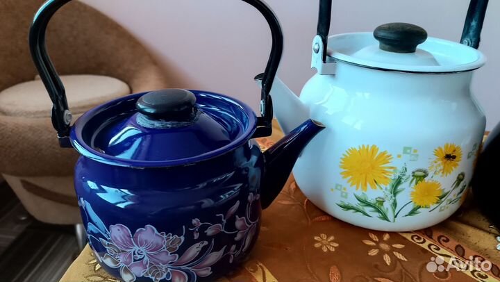 Заварочный чайник, для кипячения воды. Б/у