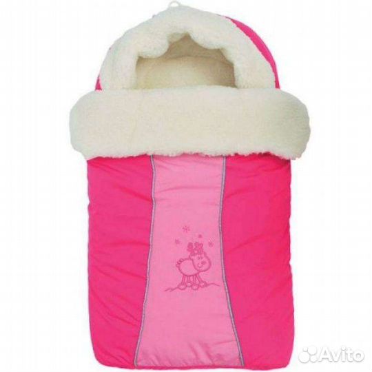 Конверт зимний на овчине новый