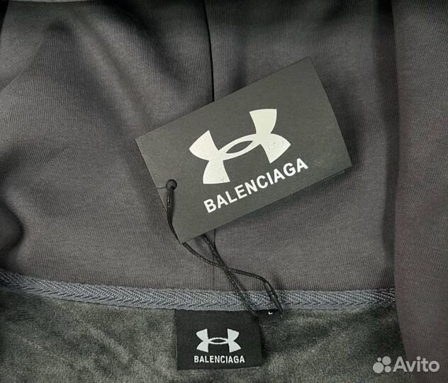 Balenciaga under armour зип худи