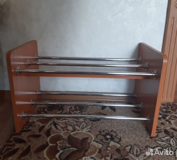 Полка для обуви деревянная