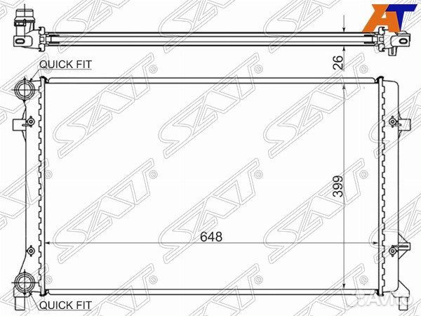 Радиатор skoda yeti