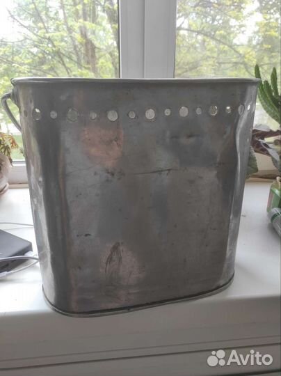 Бачок,кан из нержавейки для рыбалки