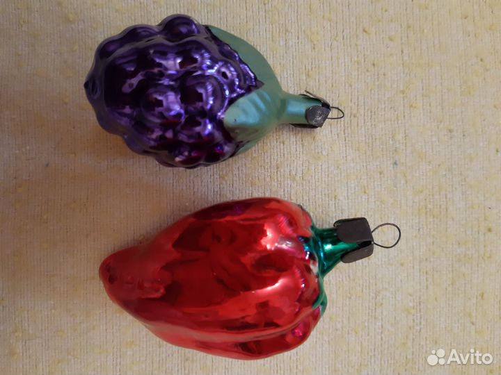 Игрушки на елку стекло СССР