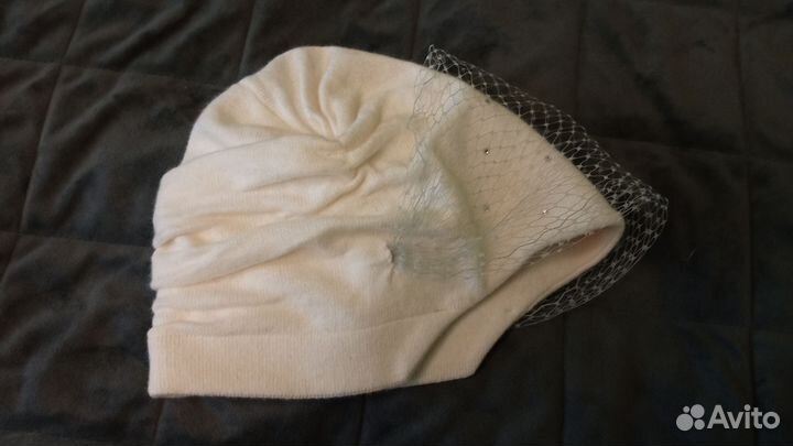 Шапочка с вуалью