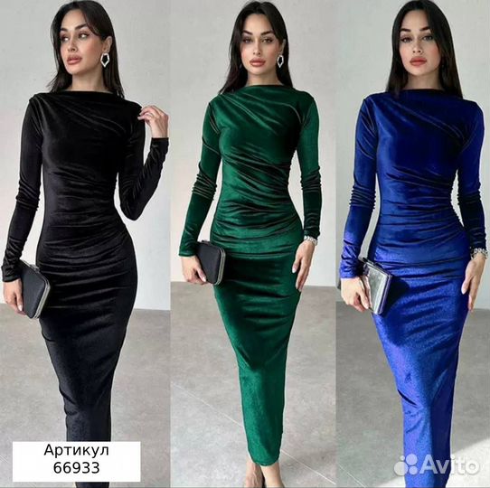 Платье вязаное женское