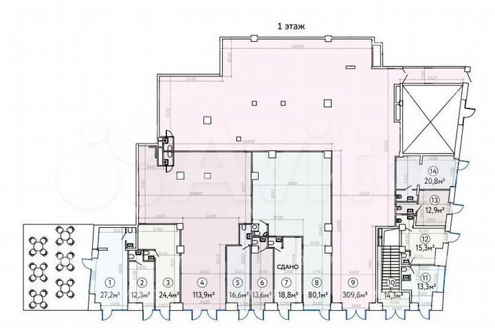 Продам торговое помещение, 21 м²
