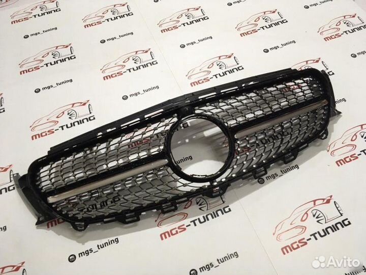 Решетка Mercedes E213 Diamond Black (Без звезды)