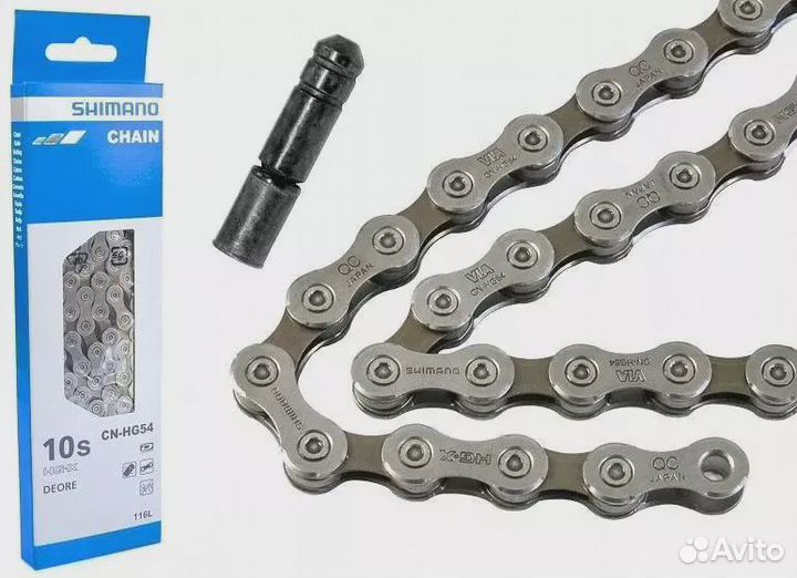 Цепь Shimano Deore/SLX/105 9/10/11/12 скоростей