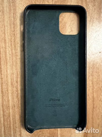Оригинальный кожанный чехол на iPhone 11 Pro Max