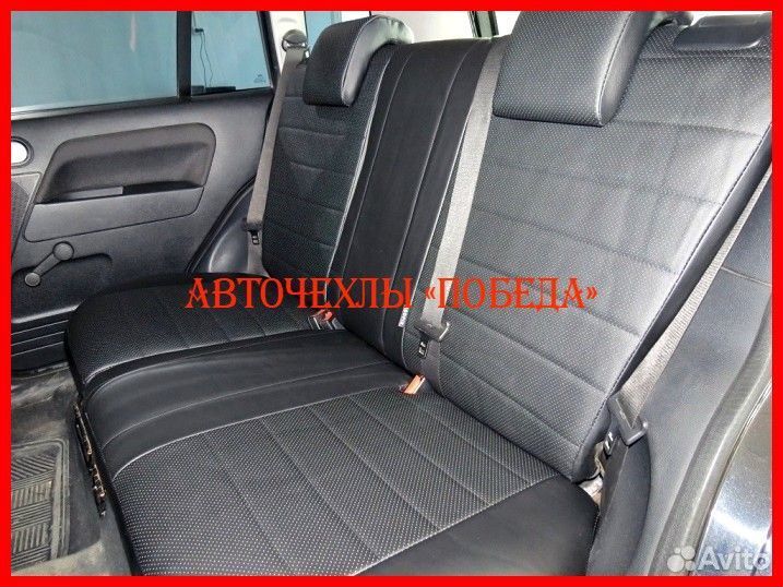 Чехлы Ford Ecosport из экокожи чёрные Классика