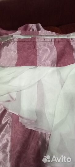 Комплект шторы,тюль и ламбрикен