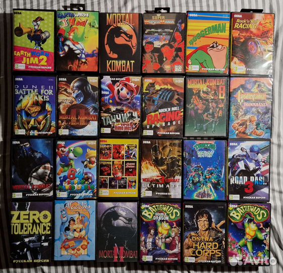 Картриджи sega