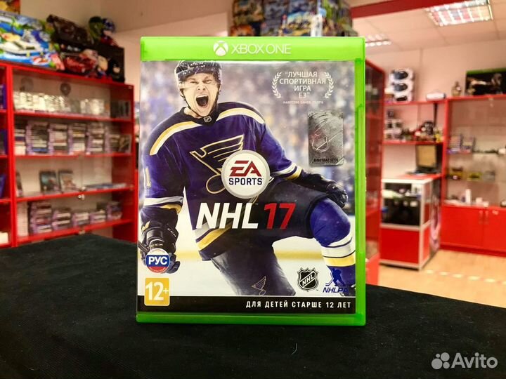 Диск Xbox One NHL 17