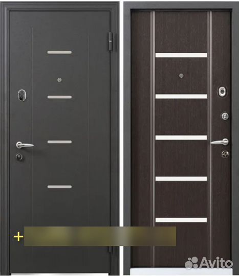 Дверь входная металлическая